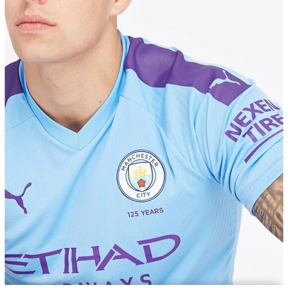 PUMA 2019-20 MANCHESTER CITY
HOME JERSEY Size L NWT - Picture 2 of 6